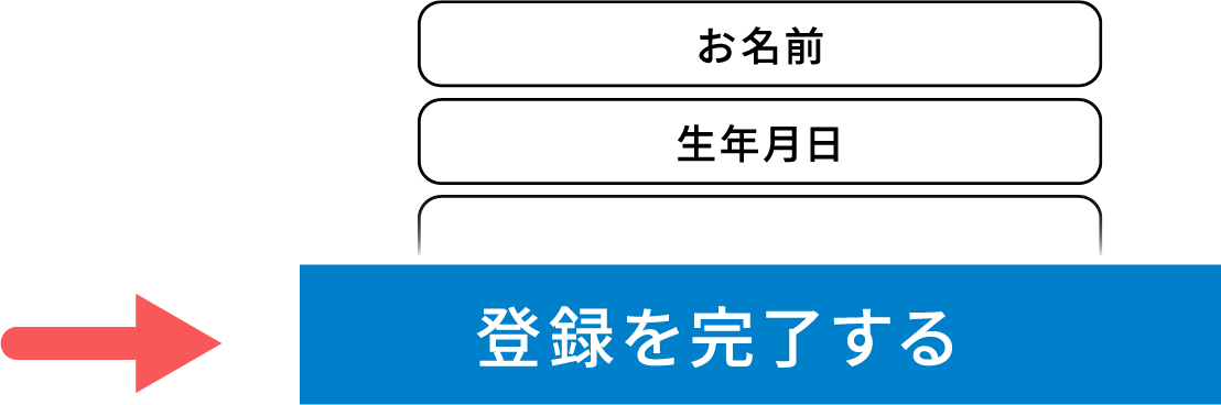 入力内容を確認する→確認後「登録を完了する」を選択