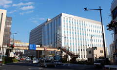 大工町再開発で5月1日に供用開始する「トモスみと」=水戸市大工町1丁目