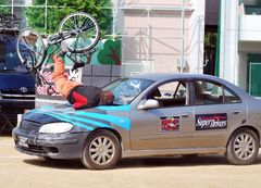 自転車と車の事故車載 茨城県