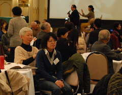 参加者はタッピングタッチも体験=ひたちなか市大平