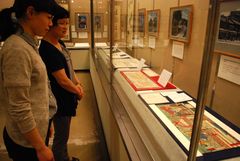 筑波山挙兵150年を記念して、天狗・諸生両派の軌跡を紹介する常設展「幕末から明治へ」=水戸市大町