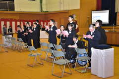 茨城新聞 初卒業式 9人巣立ち 常陸太田特別支援学校