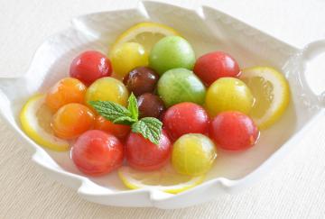 カラフルトマトのシロップ煮