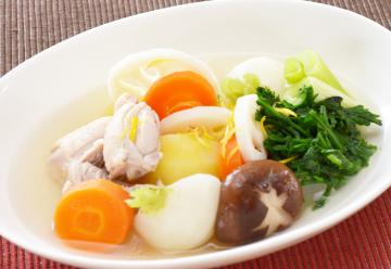 春菊と根菜の和風ポトフ
