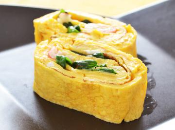 ニラ入り卵焼き
