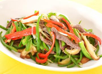 ピーマンと豚肉の炒めもの