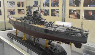 CG制作の参考となった戦艦大和の精密模型