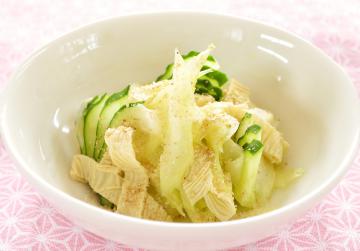 セロリのごま酢あえ