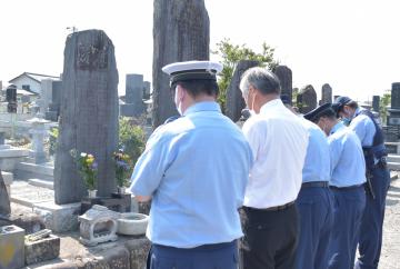 茨城新聞 住民守ろうと90年前に殉職 巡査部長慰霊 ひたちなか署