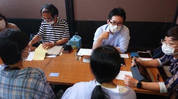 先月開催された無料相談会=水戸市白梅(日本ベトナム友好協会県連合会提供)