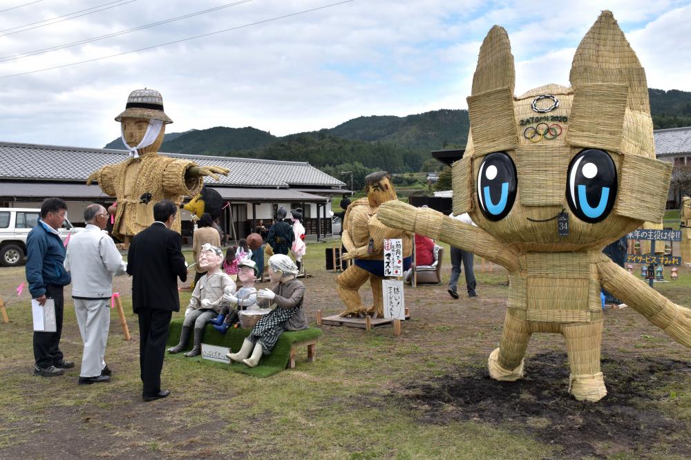 茨城新聞 グランプリ10万円 手作りかかし募集 常陸太田でコンテスト