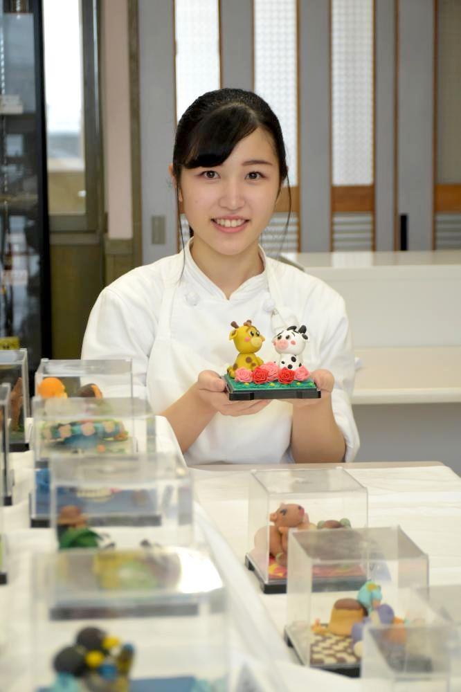 茨城新聞 水戸の調理学校 洋菓子作り競う マジパンコンテスト