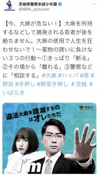 茨城新聞 茨城で10 代乱用深刻 大麻軽視に警鐘 無害 依存性なし 誤認蔓延