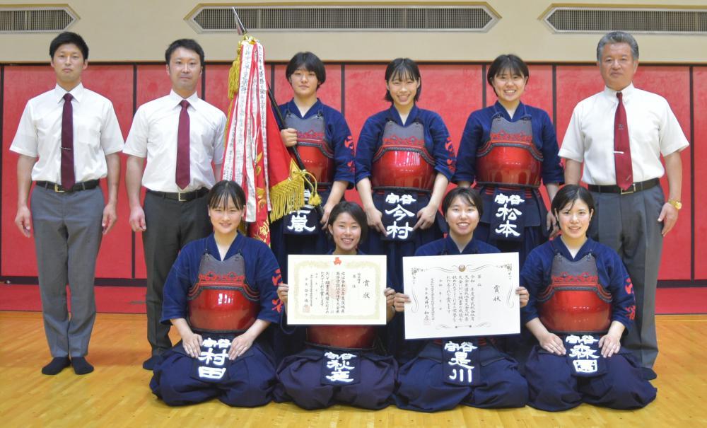 茨城新聞 茨城県高校総体 剣道女子団体 守谷 21大会連続v