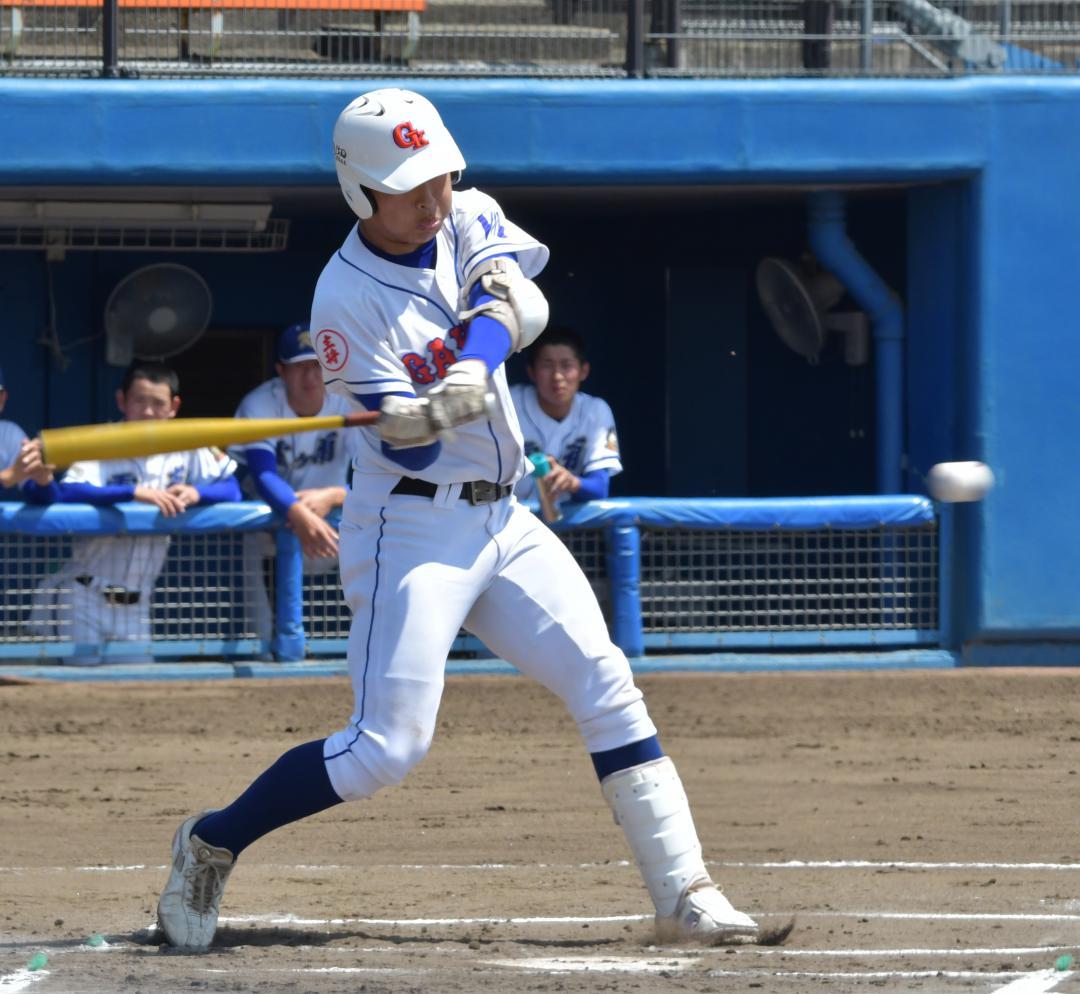 連覇を狙う鹿島学園の中軸・高久塁
