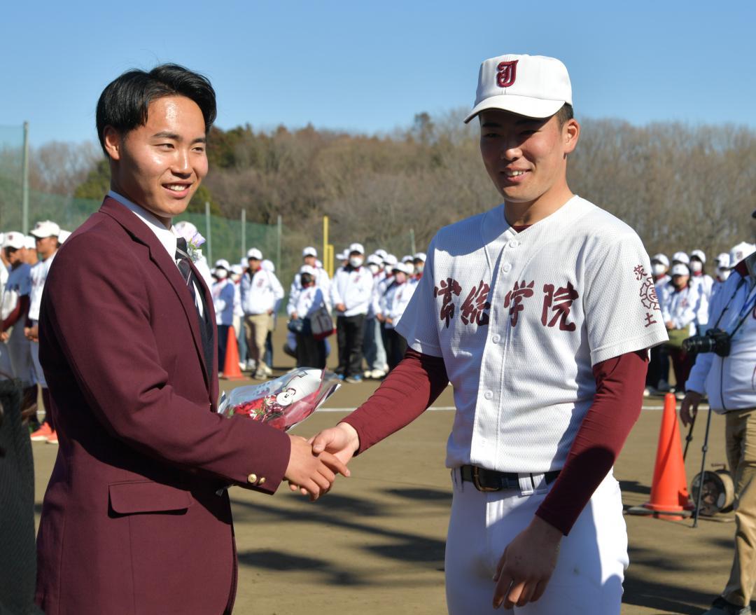 常総学院高校 試合用帽子 佳かっ