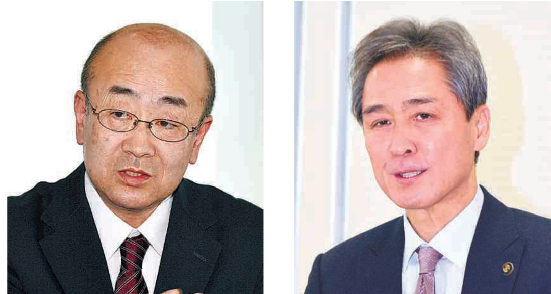 鈴木定幸氏、倉田稔之氏(右から届け出順)