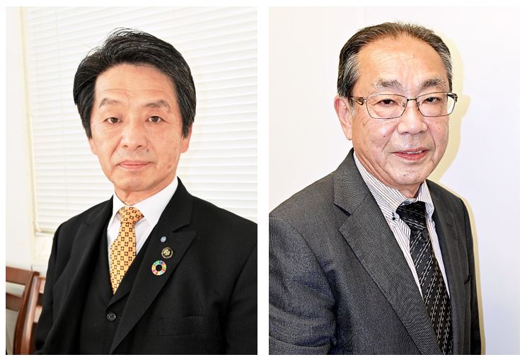 谷島洋司氏、石橋保卓氏(左から)
