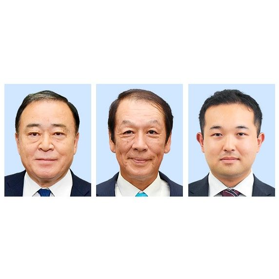 梶山弘志氏、武藤博光氏、吉田翔氏(左から)