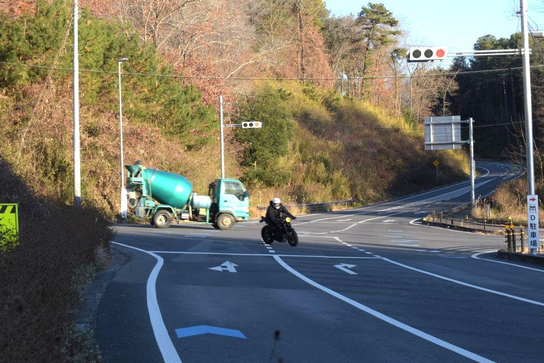 昨年事故が多発した「道の駅かさま北」交差点=笠間市平町
