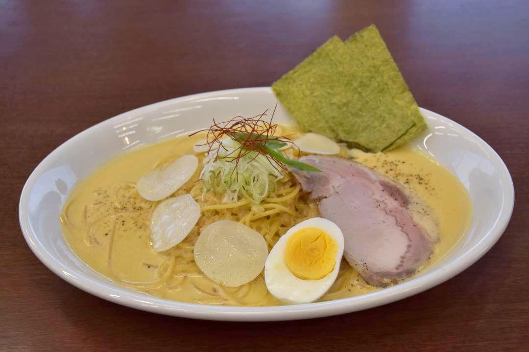 みそ味のクリームパスタ
