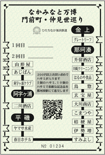 「なかみなと万博」の切符