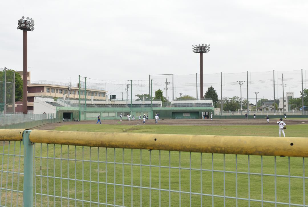 募集開始から5年目に入ったが、愛称が決まらない三和野球場=古河市東山田