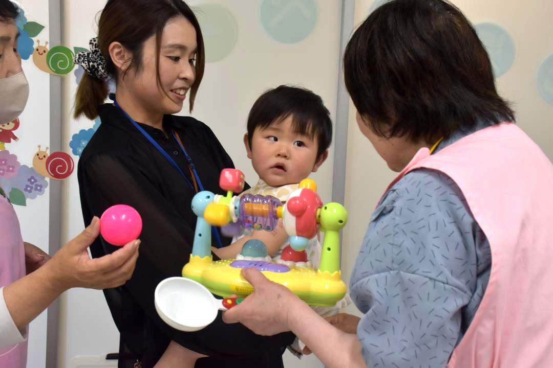 水戸市議会で始まった議会を傍聴する市民向けの託児サービス=同市役所