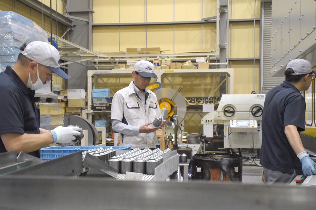 米国にも輸出される自動車部品を製造する島田製作所の工場=常総市坂手町