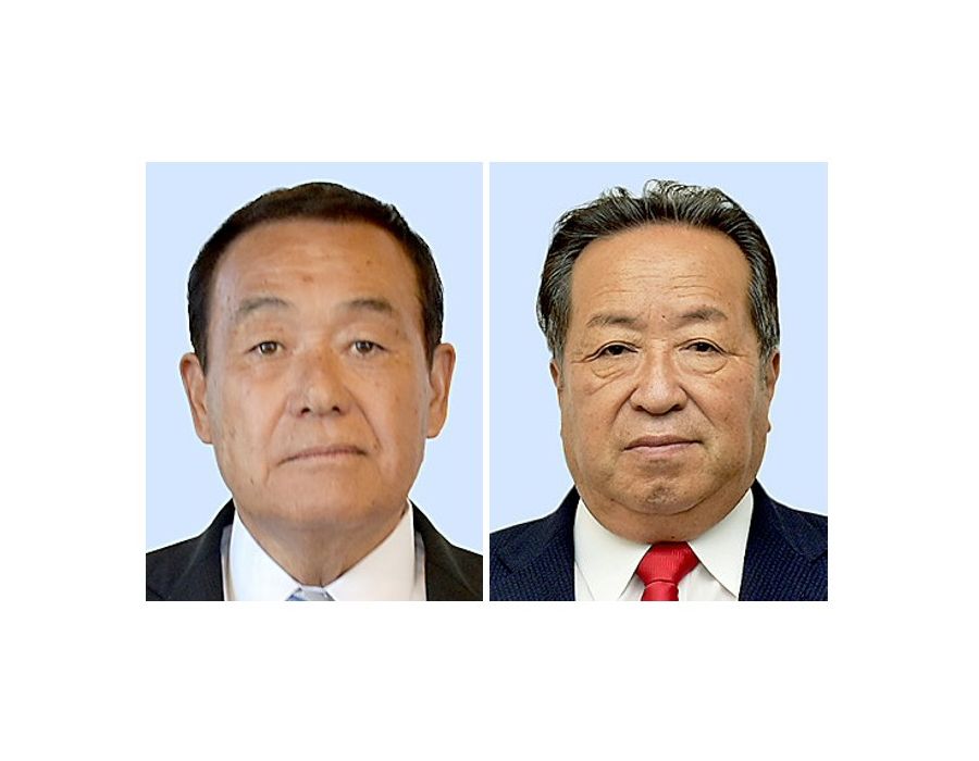 井川茂樹氏、岸田一夫氏(左から届け出順)