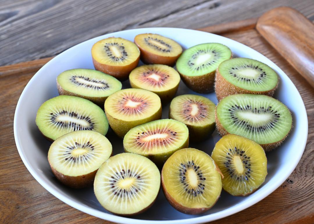 有機肥料で育てたキウイ