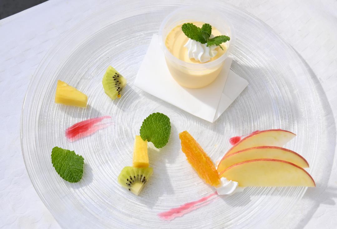 グレープフルーツのプリン