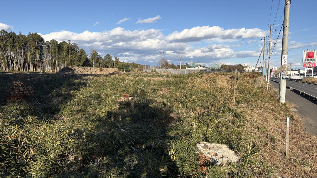 石岡警察署の移転予定地=石岡市八軒台