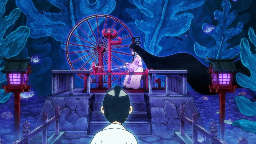 海ノ民話のまちプロジェクトによってアニメ化された大洗町の民話「織姫塚」