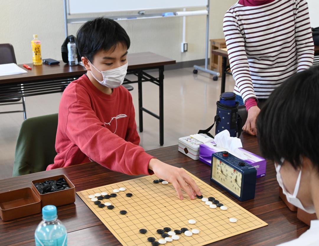 初優勝を飾った間野允陸さん=水戸市三の丸