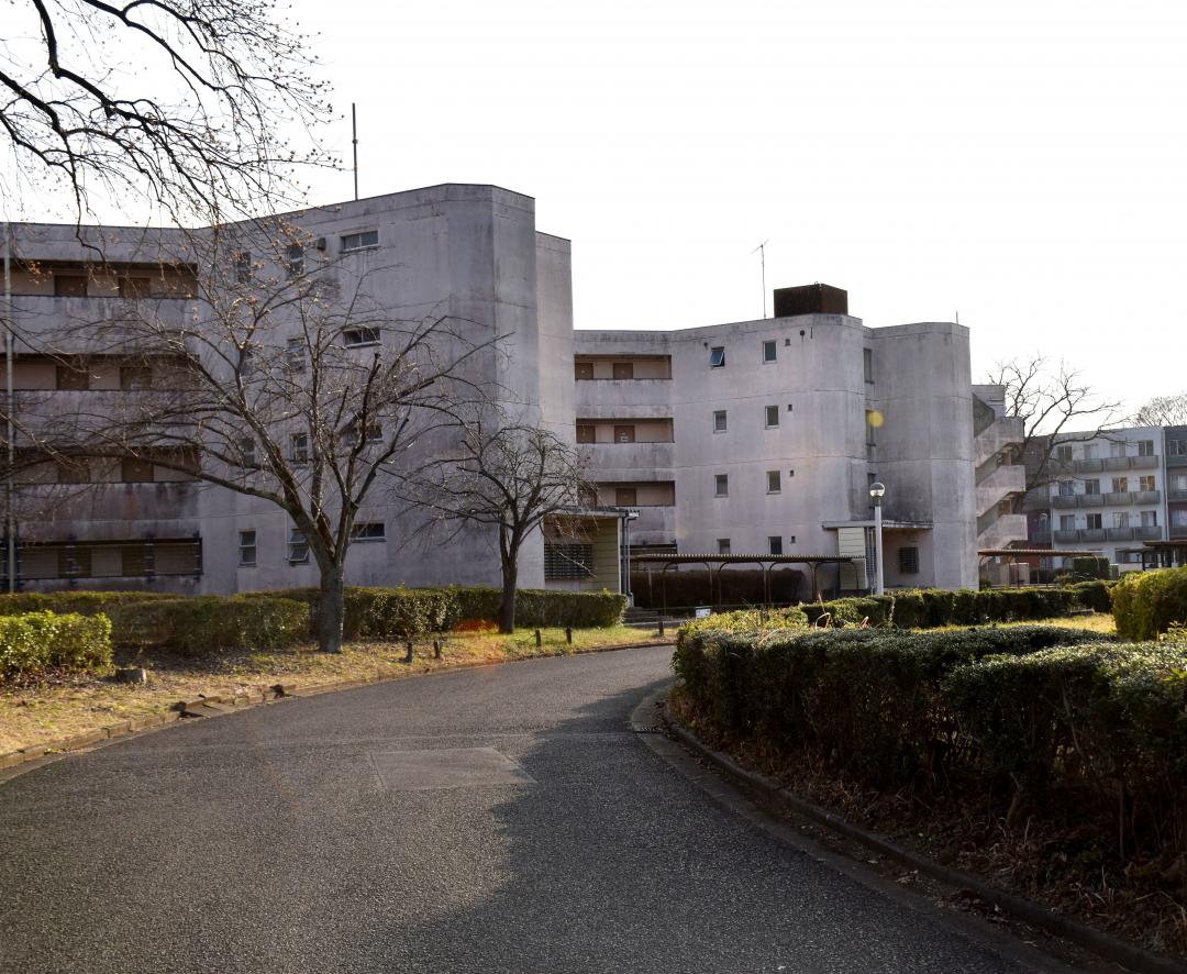 利用料金の値上げが延期された学生宿舎の立ち並ぶエリア=つくば市天久保