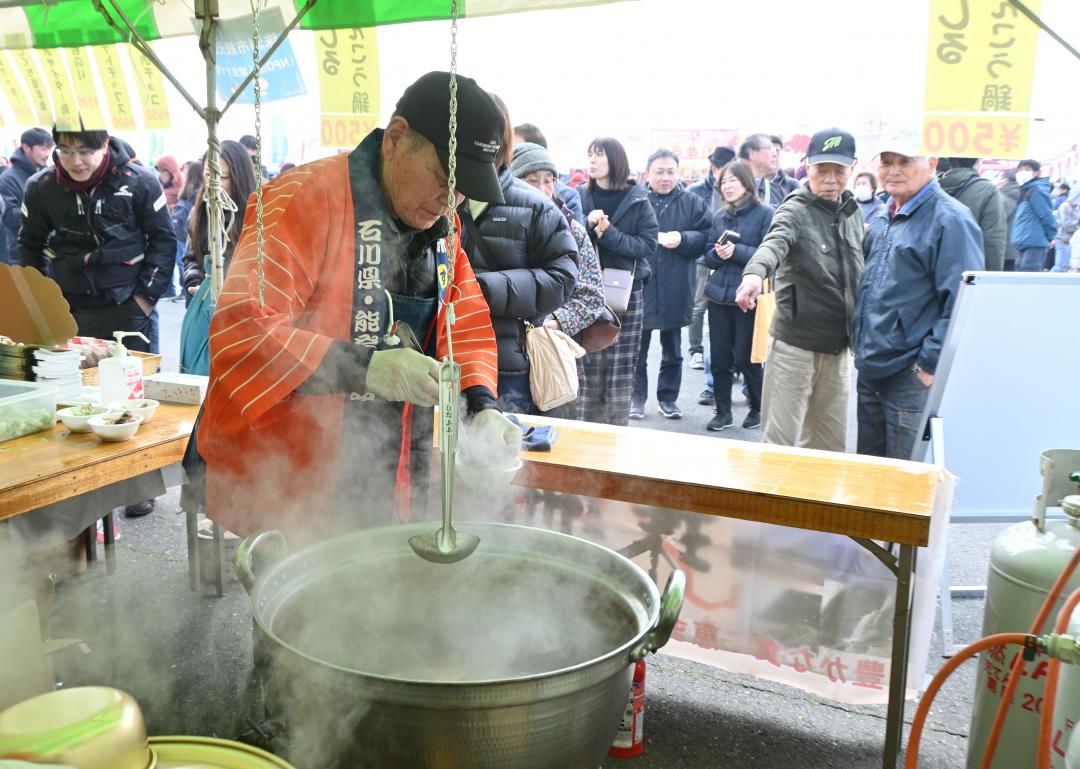 昨年のあんこうサミットの様子=北茨城市関南町仁井田
