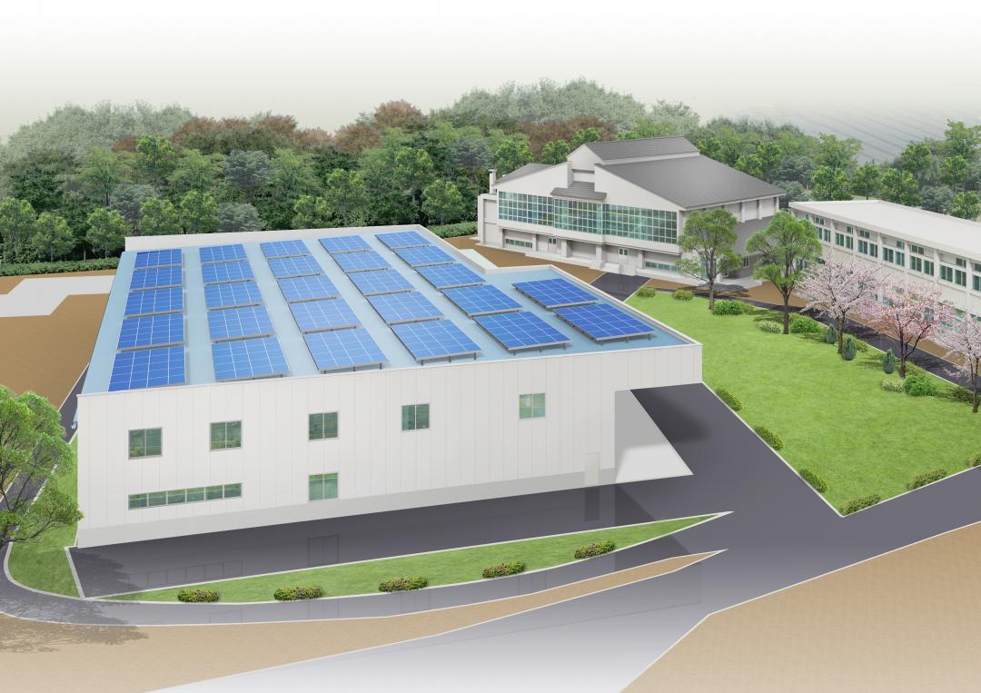 百里・鉾田工場イメージ図(ヤマトプロテック提供)