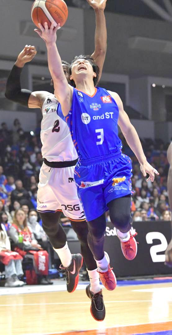 バスケットボールB1　茨城ロボッツ3連敗　三遠に71-89