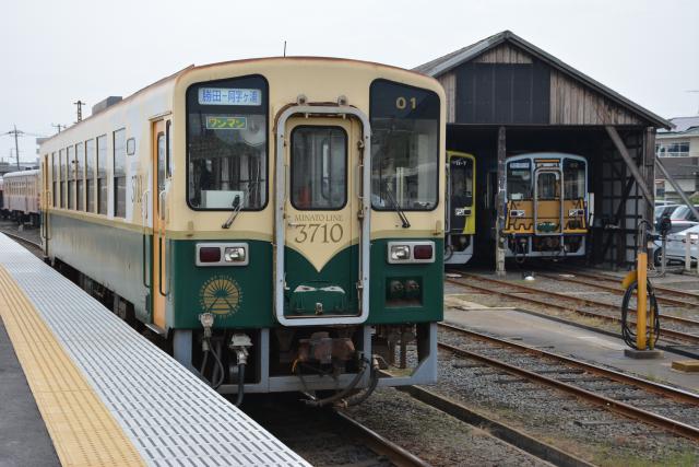 ひたちなか海浜鉄道湊線=ひたちなか市釈迦町(資料)